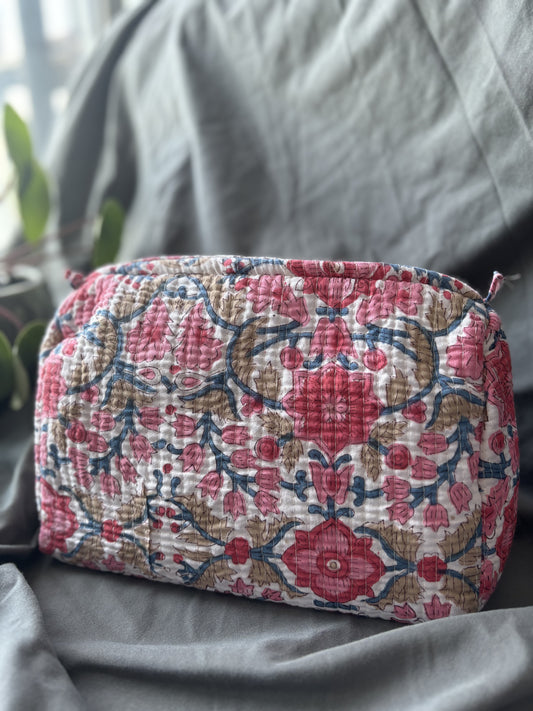 Rose Garden Makeup Bag