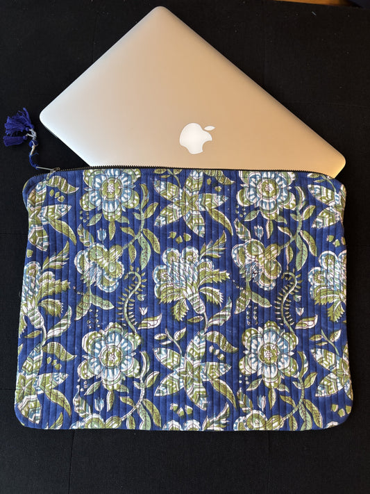 Blue and Green Laptop/Macbook Sleeve