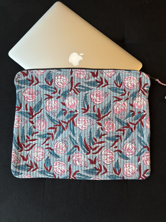 Blue and Pink Macbook/Laptop Sleeve