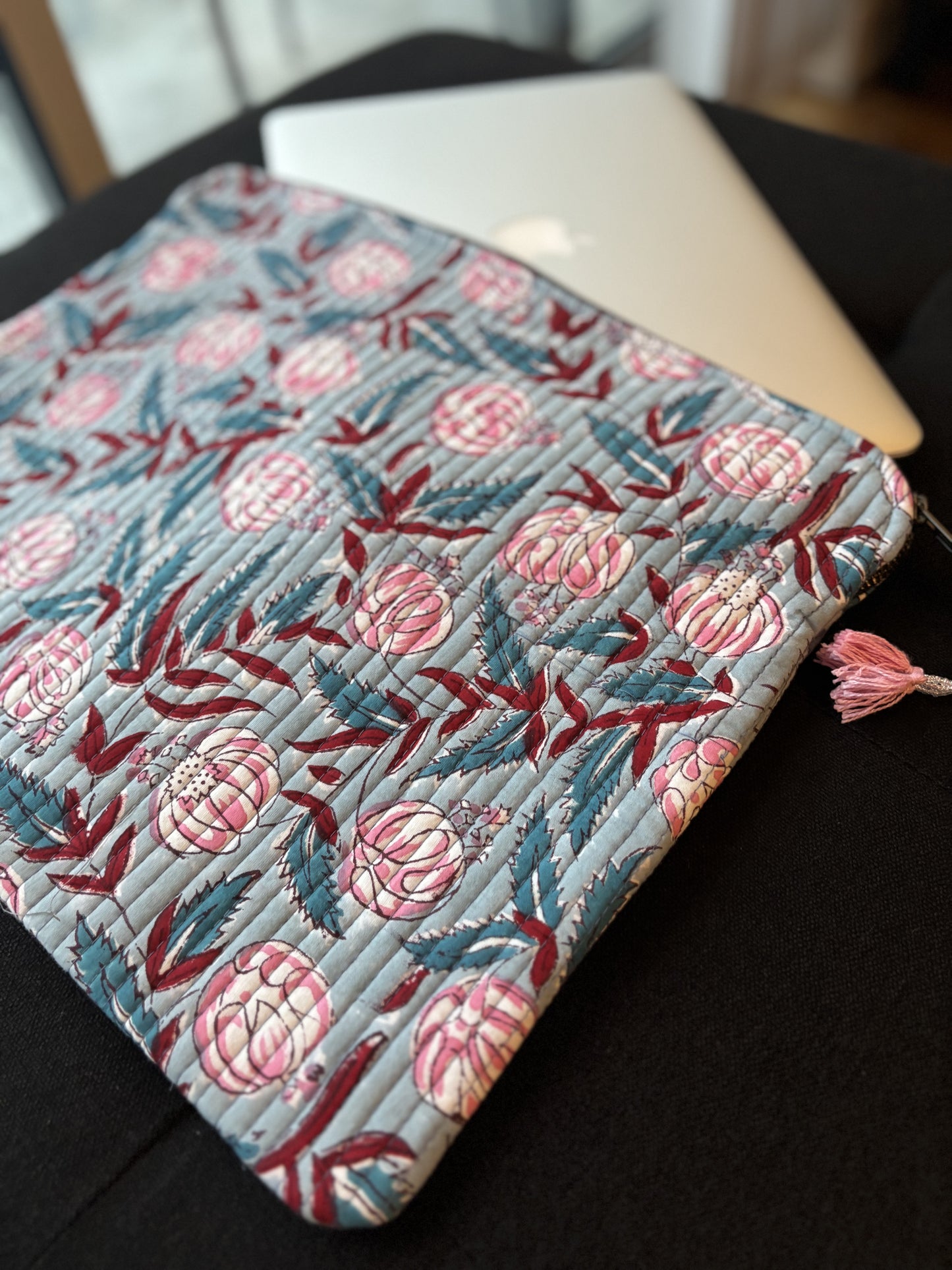 Blue and Pink Macbook/Laptop Sleeve