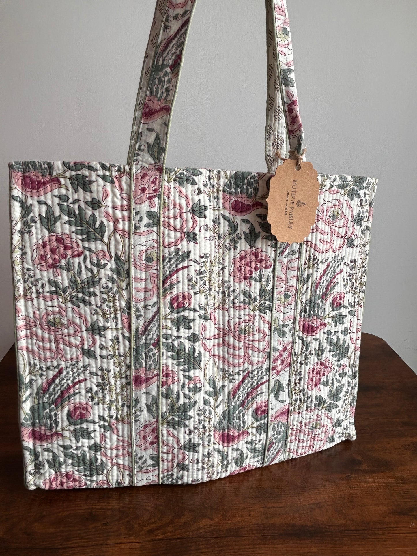 Boho Cotton Printed Tote Bag