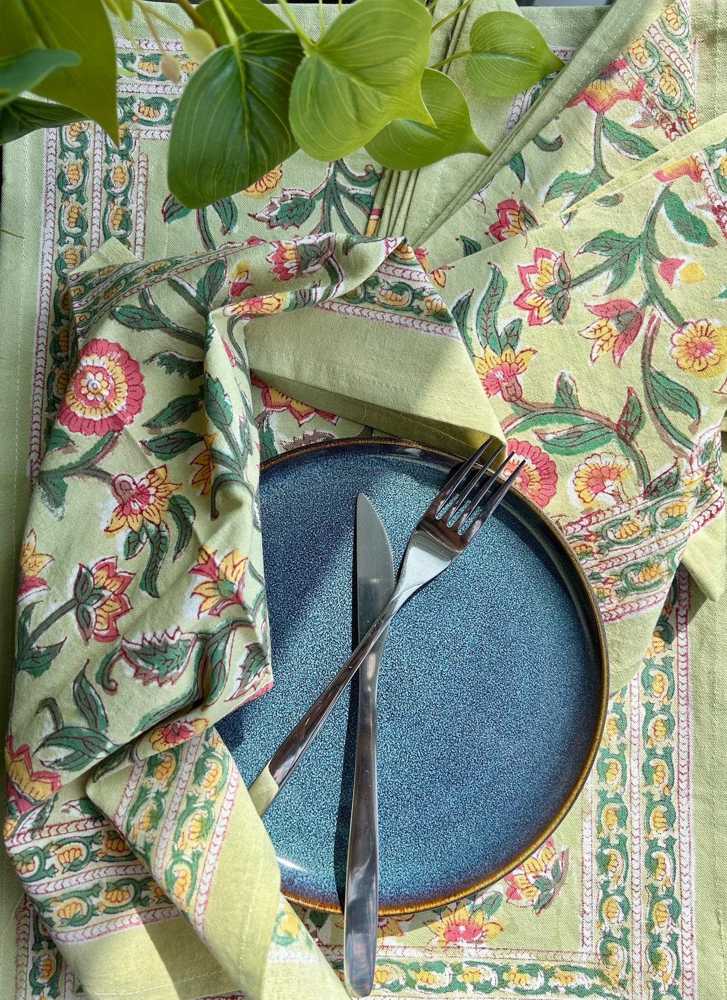 Cotton Blockprinted Placemat Sets