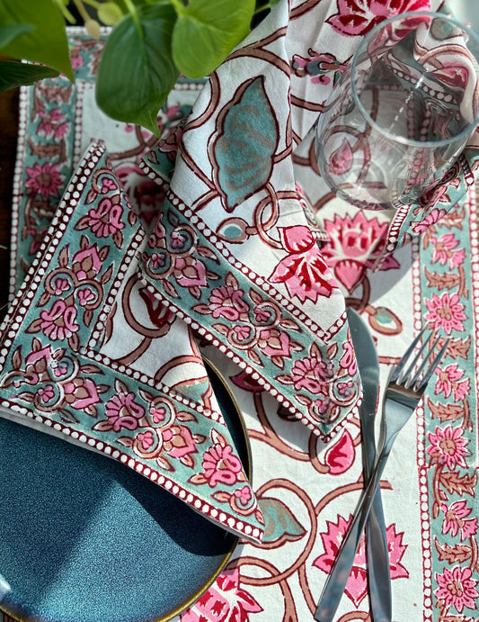 Cotton Blockprinted Placemat Sets