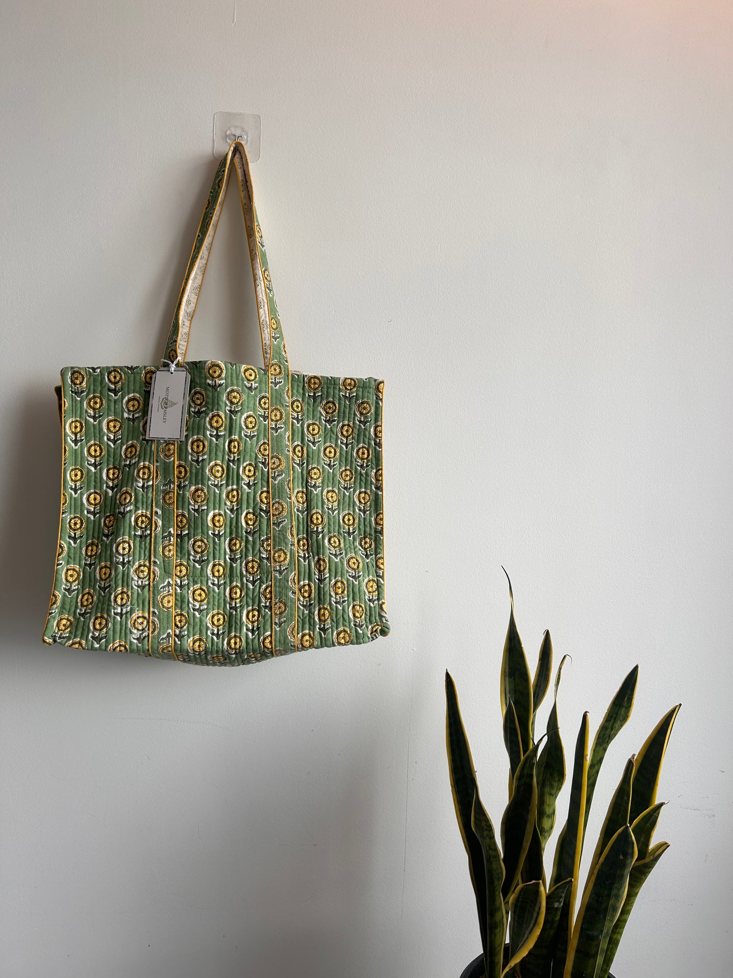 Reversible Cotton Printed Tote Bag