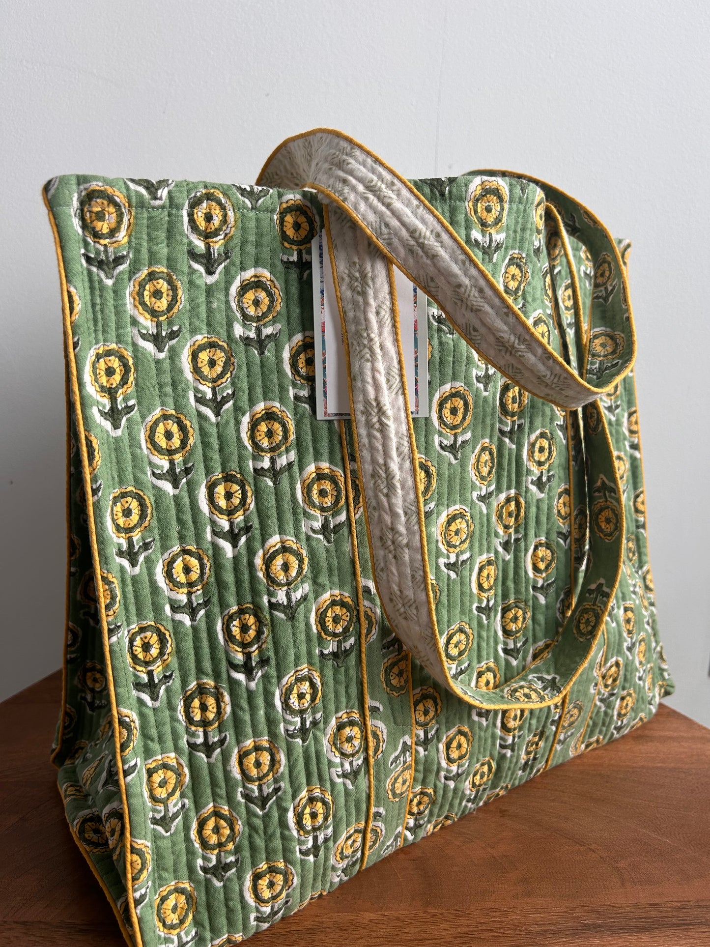 Reversible Cotton Printed Tote Bag